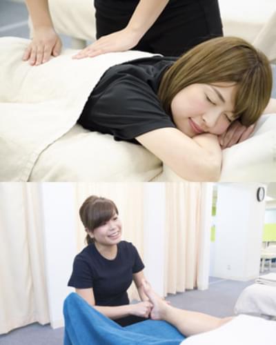 全身もみほぐし+足つぼ